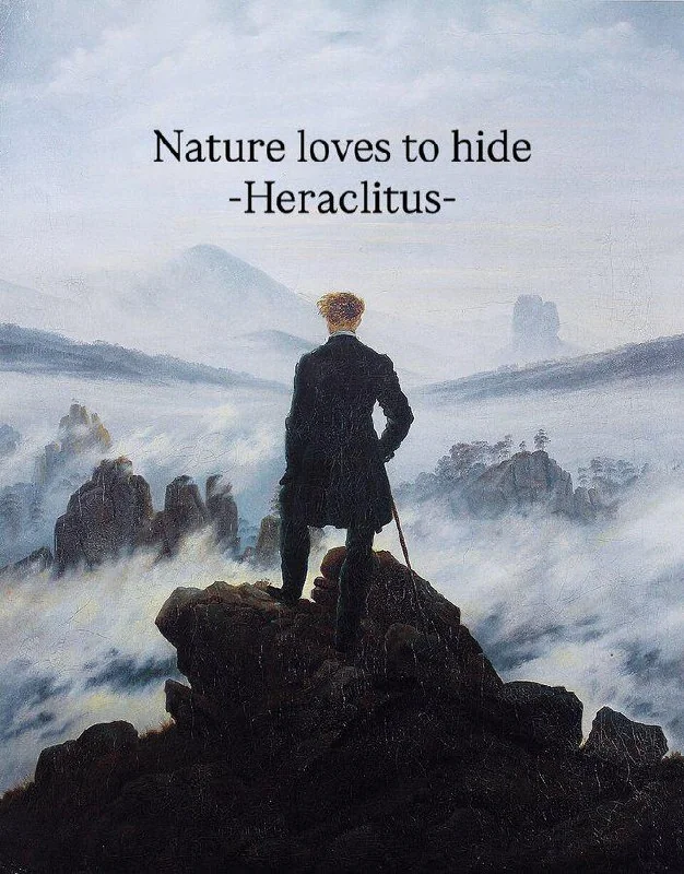 Nature loves to hide
